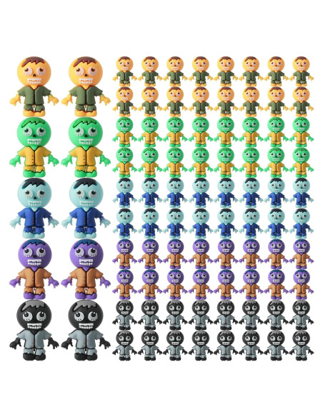 120 Figuras Mini Zombis PVC VioraWhite para Decoración Halloween