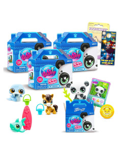 Conjunto de Coleccionistas Littlest Pet Shop - 3 Cajas Sorpresa