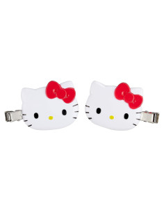 Clip para Flequillo Hello Kitty Sanrio - Juego de 2, Rojo
