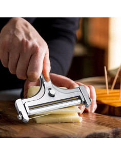 Cortadores de Queso de Alambre AIDOIT - 2 Piezas con Grosor Ajustable 2