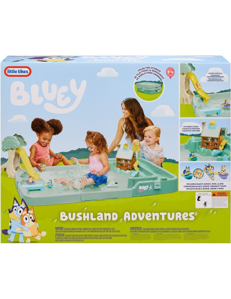 Juego de Agua Aventura en el Bosque Bluey - Little Tikes, 6 Accesorios