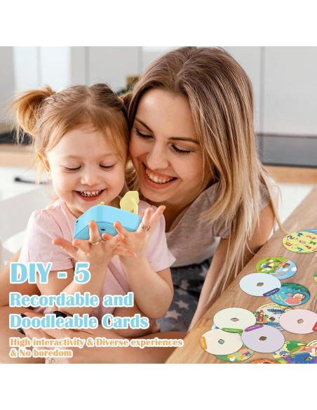 HOMESTEC Juguetes Educativos Bilingües con Fonógrafo