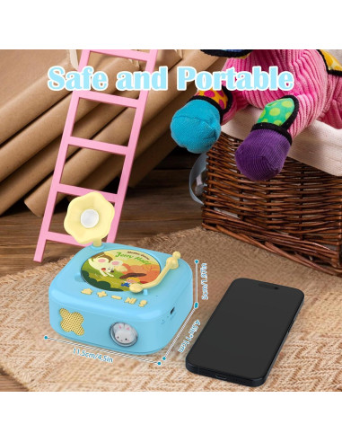 HOMESTEC Juguetes Educativos Bilingües con Fonógrafo