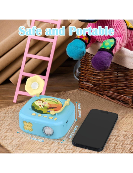 HOMESTEC Juguetes Educativos Bilingües con Fonógrafo