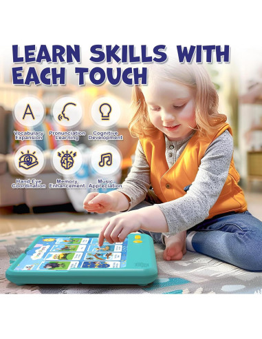 HOMESTEC Juguetes Educativos Bilingües con Fonógrafo