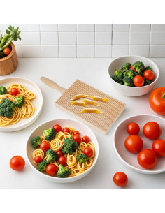 Tabla de Gnocchi de Madera ZEYIYER 21 cm para Pasta Casera 2