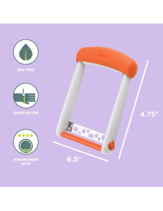 Cortador de Queso Chef'n Slicester Naranja 12.07 cm 2