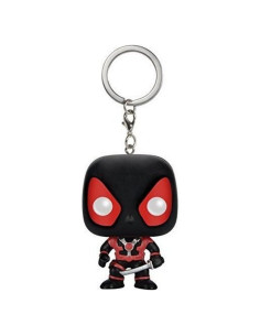 Llavero Funko POP Marvel Deadpool Traje Negro 3.81 cm