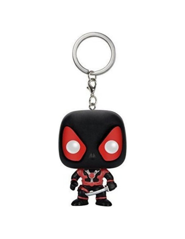 Llavero Funko POP Marvel Deadpool Traje Negro 3.81 cm