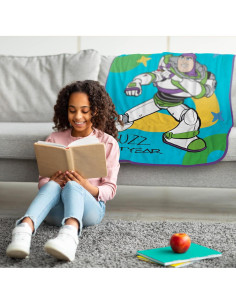 Manta de Peluche Jay Franco Toy Story Buzz 116x152 cm Azul 2