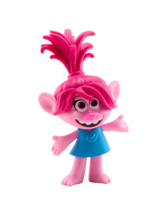 Figura Coleccionable Trolls Poppy Vestido Azul 8 cm Hasbro