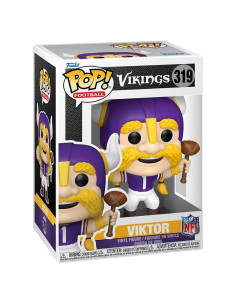 Figura Funko Pop! NFL Vikingos - Viktor - 11.2 cm - Vinilo Coleccionable