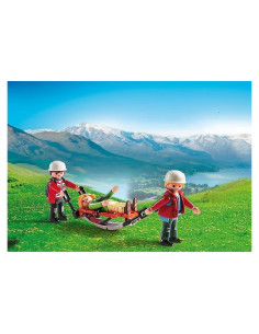 Rescatistas de Montaña Playmobil 5430 con Camilla