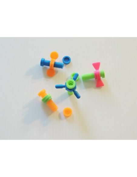 Juguete para Aves Bonka PK12 - Tuercas y Pernos 4.4 cm