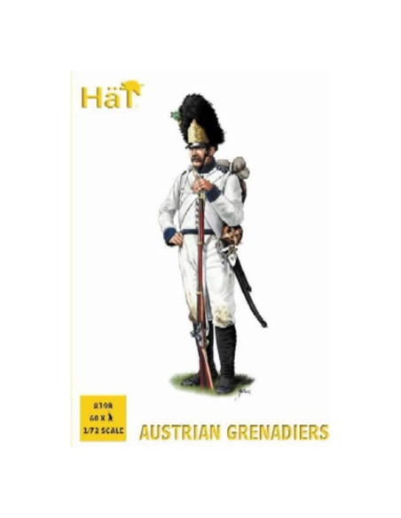 Kit de modelo Granadero Austriaco 1:72 Ht - 60 figuras para pintar