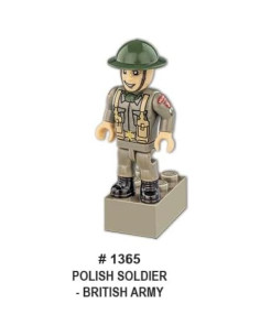 Llavero Cobi Soldado Polaco WWII 5.08 cm Bloques Construcción 2