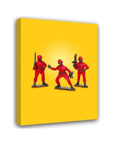 Impresión Artística Enmarcada Soldados de Juguete Modernos Pozdniakov