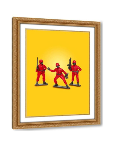 Impresión Artística Enmarcada Soldados de Juguete Modernos Pozdniakov