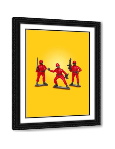 Impresión Artística Enmarcada Soldados de Juguete Modernos Pozdniakov