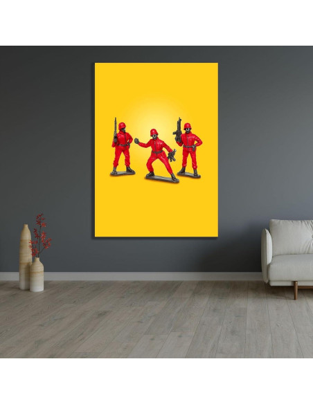 Impresión Artística Enmarcada Soldados de Juguete Modernos Pozdniakov Impresión Artística Enmarcada Soldados de Juguete Modernos Pozdniakov