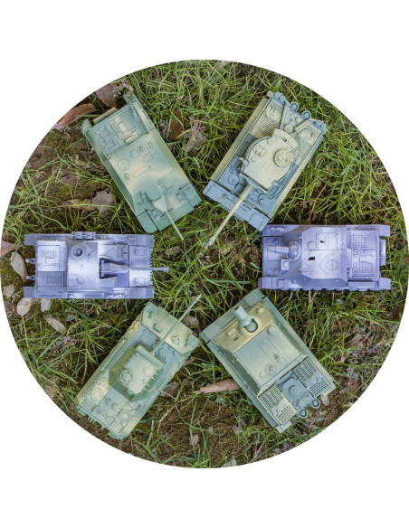 Kvvdi 2 Sets Tanques de Juguete Sturmpanzer y Jagdpanzer IV