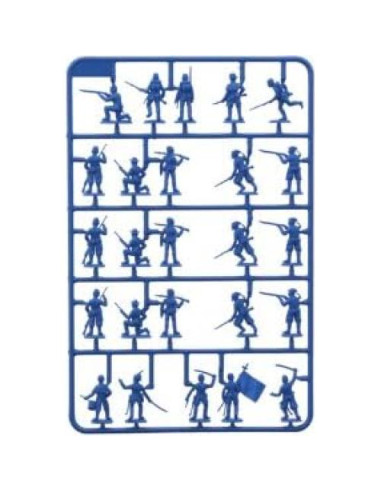 Kit de Modelo Italeri 1:72 Infantería de la Unión y Zuaves