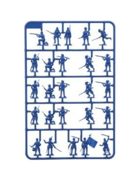 Kit de Modelo Italeri 1:72 Infantería de la Unión y Zuaves