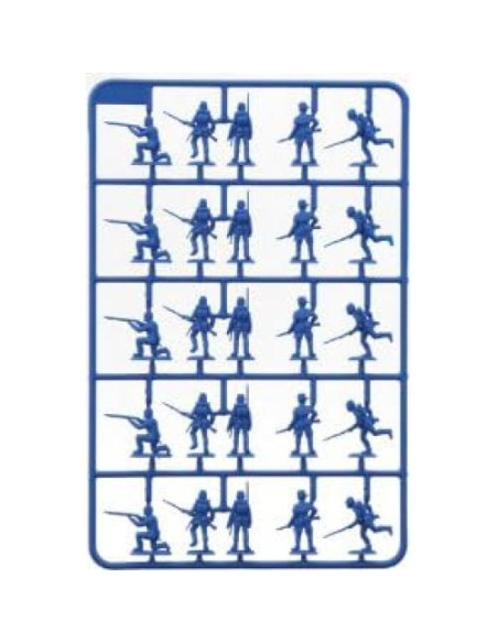 Kit de Modelo Italeri 1:72 Infantería de la Unión y Zuaves