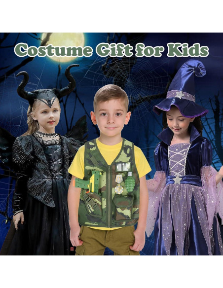 Disfraz de Ejército para Niños XY con Chaleco y Accesorios Disfraz de Ejército para Niños XY con Chaleco y Accesorios