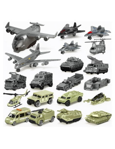 Juego de Juguetes Militares Frontoytall - 21 Piezas para Niños