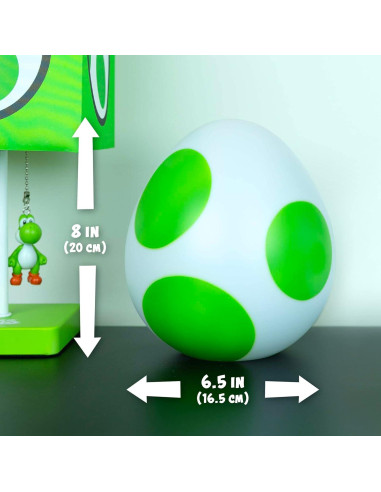 Luz Nocturna Yoshi Paladone 20cm USB Decorativa Multicolor