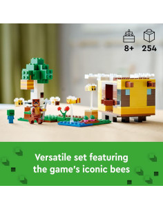 LEGO Minecraft Cabaña de Abejas 21241 - Juguete de Construcción 2