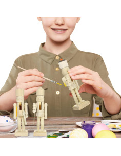 Figuras de Cascanueces de Madera Sin Pintar 12 Pcs 12.7 cm 2