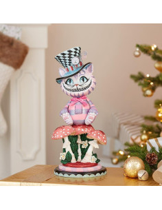 Cascanueces Gato de Cheshire Kurt S. Adler 38.1 cm Multicolor 2