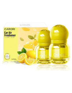 Ambientador de Auto CARORI Clip Ventilación Limón 13ml x2