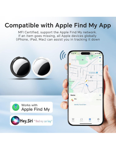 Localizador Bluetooth Votlik LocatePro para iOS - 2 Pack