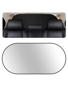 Sombrilla Trasera para Coche Carleef 100x50 cm Titanio