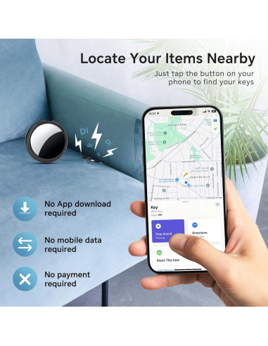 Localizador Bluetooth Votlik LocatePro para iOS - 2 Pack