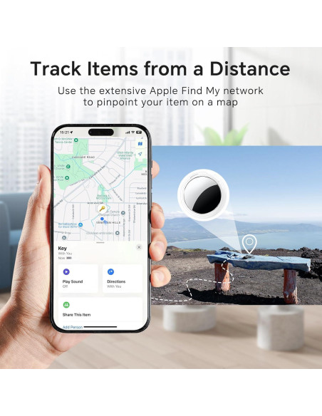 Localizador Bluetooth Votlik LocatePro para iOS - 2 Pack