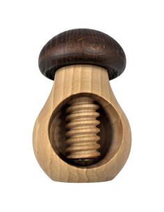 Cascanueces de Madera Efo Hongo - Herramienta Ergonómica para Nueces