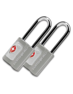 Cerradura de Llave Samsonite TSA 2 Pack Gris Claro