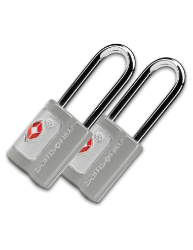 Cerradura de Llave Samsonite TSA 2 Pack Gris Claro