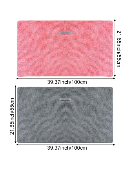 Paquete de 2 Toallas de Microfibra para Cabello hoyuwak - Secado Rápido