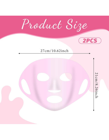 Paquete de 2 Cubiertas de Silicona para Máscara Facial BOHUIZ