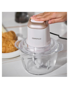Picadora de Alimentos Eléctrica Cenpepglo 2L 400W Blanco