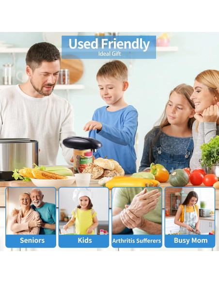 Abrelatas Eléctrico Automático CONFUTURY KGQ-5A Recargable