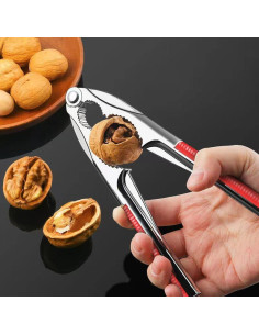 Cascanueces Kunovo para Nueces y Mariscos, Rojo, 15.5cm 2