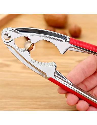 Cascanueces Kunovo para Nueces y Mariscos, Rojo, 15.5cm
