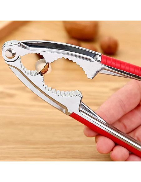 Cascanueces Kunovo para Nueces y Mariscos, Rojo, 15.5cm