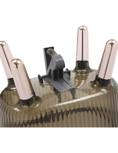 Recipiente de Arroz 10L CyoutShop Dispensador Sellado Gris Claro